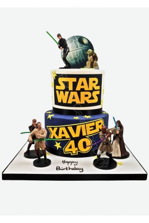 Star Wars Jedi birthday cake