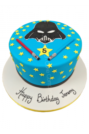 Star Wars Darth Vader birthday cake