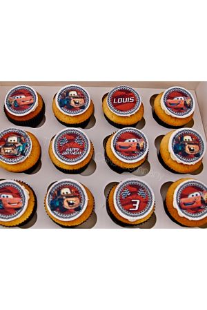 Cars verjaardag cupcakes