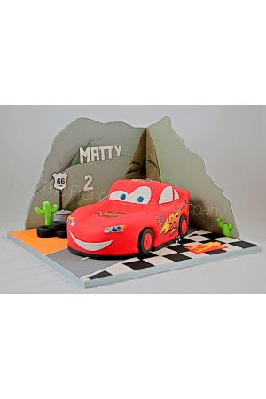 Gâteau incroyable film Cars