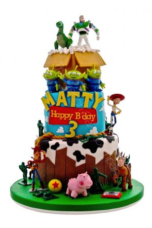 Toys Story Luxe tiered cake