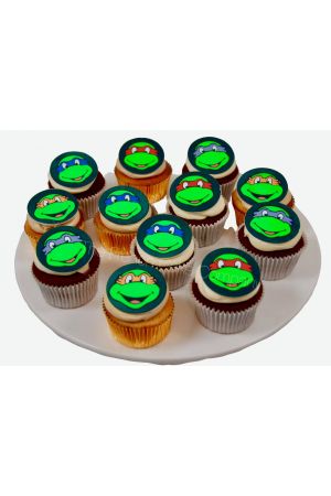Ninja turtle cupcakes