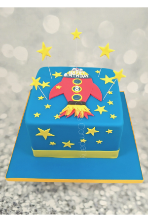 Gâteau anniversaire fusée