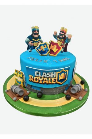 Gâteau anniversaire Clash Royale