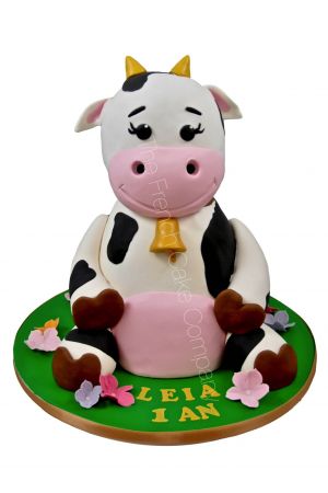 Gâteau anniversaire vache
