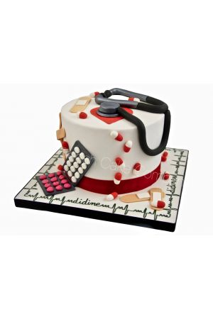 Nurse birthday cake