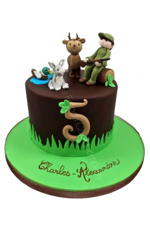Hunters birthday cake