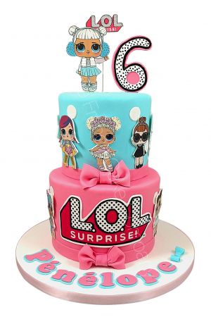 LOL Surprise birthday cake