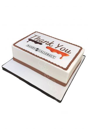 Thank You corporate cake