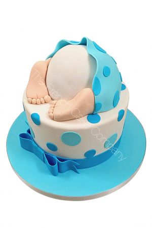 Baby shower cake for boy