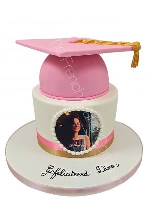 School Graduation photo cake