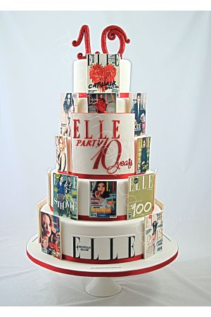 Tiered Cake Elle Magazine