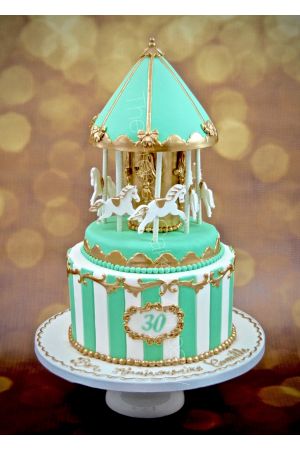 Baroque Caroussel cake