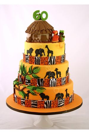 Gâteau d'anniversaire spécial Afrique