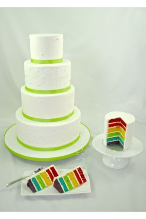Gâteau Mariage Drapeau Gay
