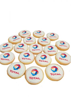 Corporate logo cookies