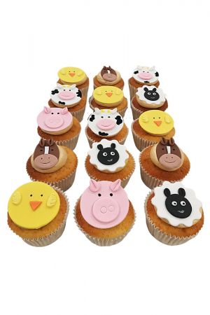Cupcakes animaux de la ferme