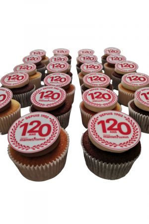 Company anniversary cupcakes