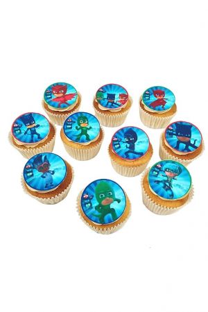 Cupcakes met PJ Masks-thema