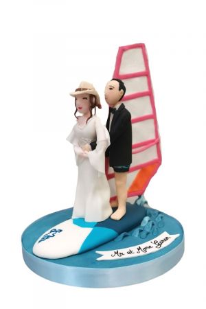 Figurine gâteau mariage