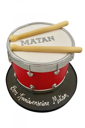 Drummer verjaardagstaart