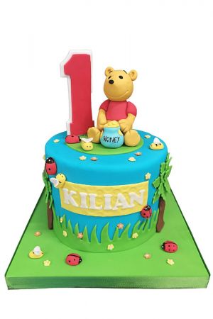 Gâteau d'anniversaire Winnie l'ourson