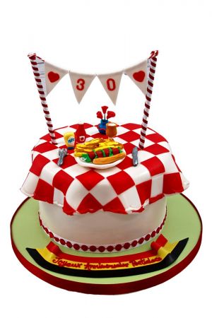 Belgium national day cake