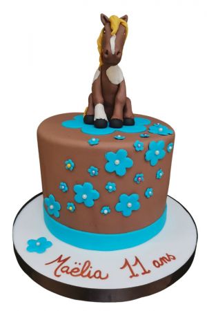 Little horse birthday cake