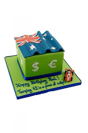 Gâteau décoré drapeau Australie