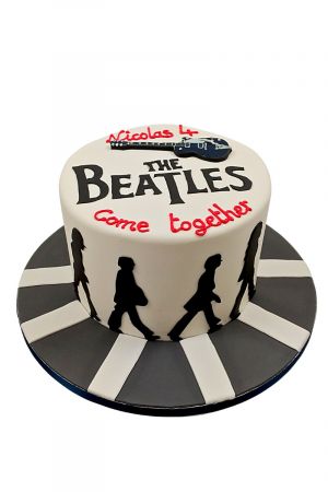 Gâteau anniversaire Beatles