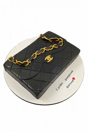 Gâteau Sac Chanel Timeless noir