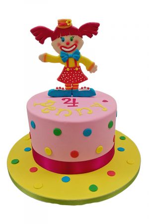 circus theme birthday cake
