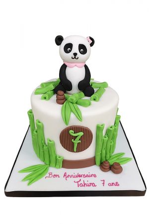 Panda verjaardagstaart