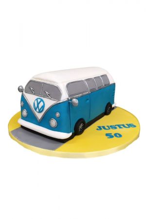 VW combi birthday cake