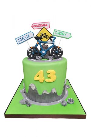 Gâteau pour les fans de Cyclisme