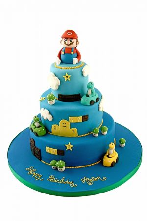Mario Tiered Cake