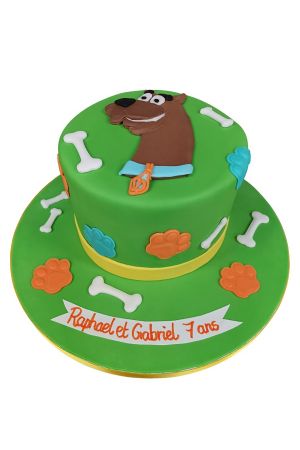 Gâteau d'anniversaire Scoubidou