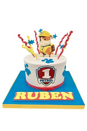 Paw Patrol Ruben verjaardagstaart 