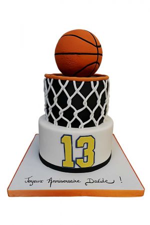 Basketbalteam verjaardagstaart
