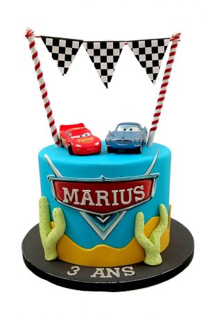 McQueen and Martin birthday cake
