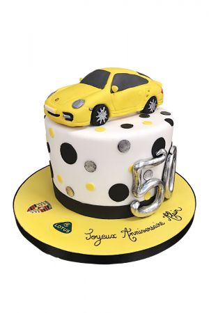 Gâteau anniversaire Porsche 911
