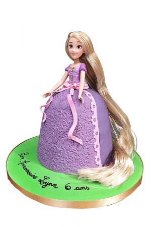 Prinses Rapunzel poppentaart