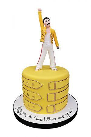 Gâteau anniversaire Freddie Mercury