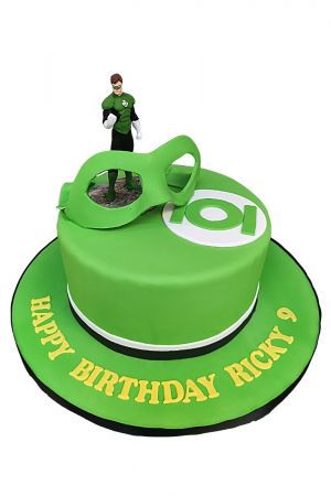 Green Lantern Birthday Cake