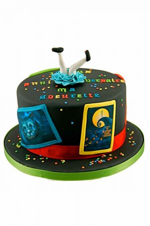 Gâteau d'anniversaire Tim Burton Alice