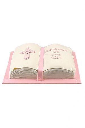 Bible communion cake for girls