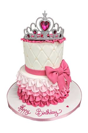 Princess crown cake