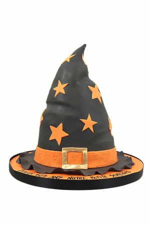 Witch Hat Halloween cake