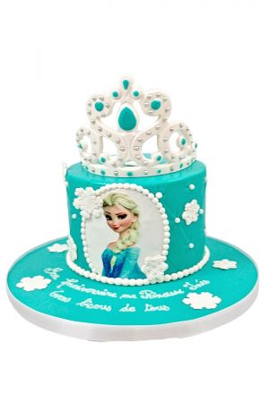 Gâteau anniversaire Elsa