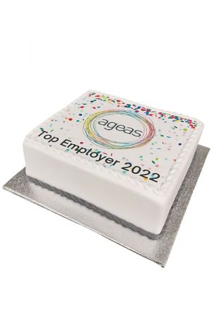 Gâteau société événement avec logo